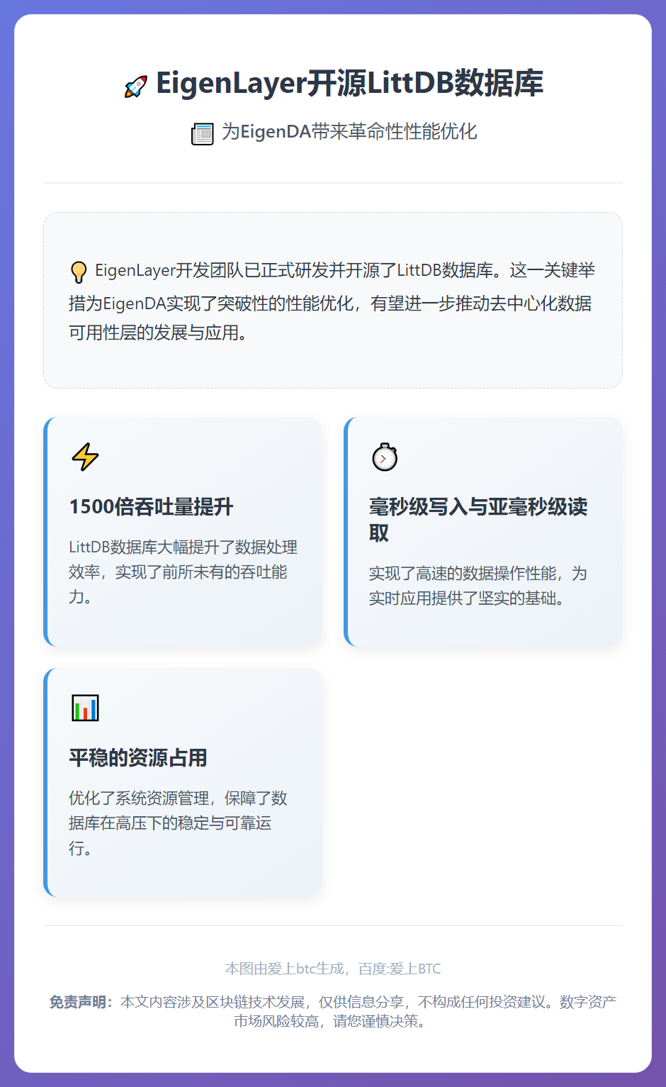 EigenLayer开源LittDB数据库