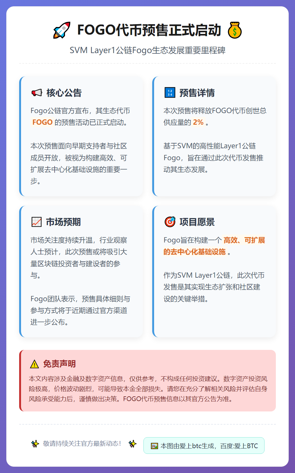 FOGO代币12月17日启动预售