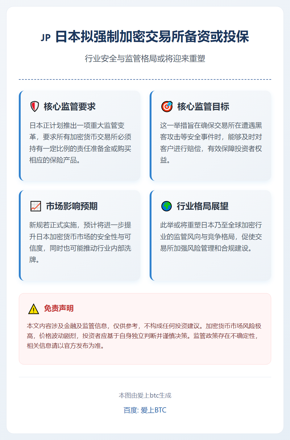 日本拟强制加密交易所备资或投保