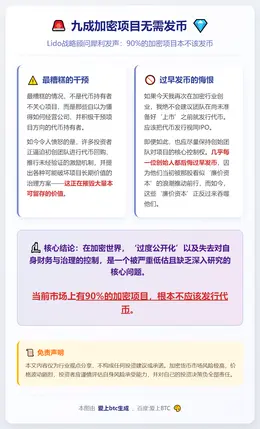 九成加密项目无需发币