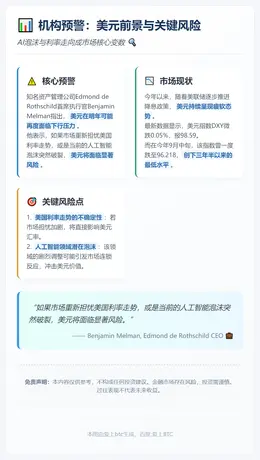 机构：美元明年或再承压，AI泡沫与利率前景成关键风险