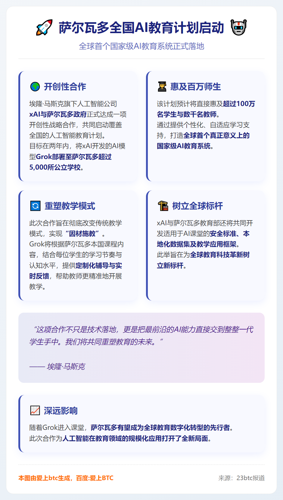 萨尔瓦多全国AI教育计划启动