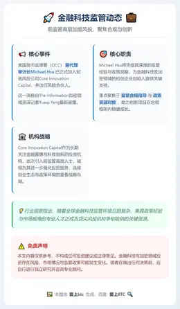 美OCC代理审计长任Core Innovation Capi