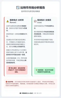 比特币或跌至7.6万美元
