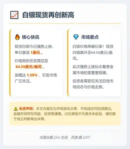 白银现货再创新高