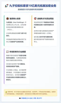 九子控股拟募资10亿美元拓展加密业务