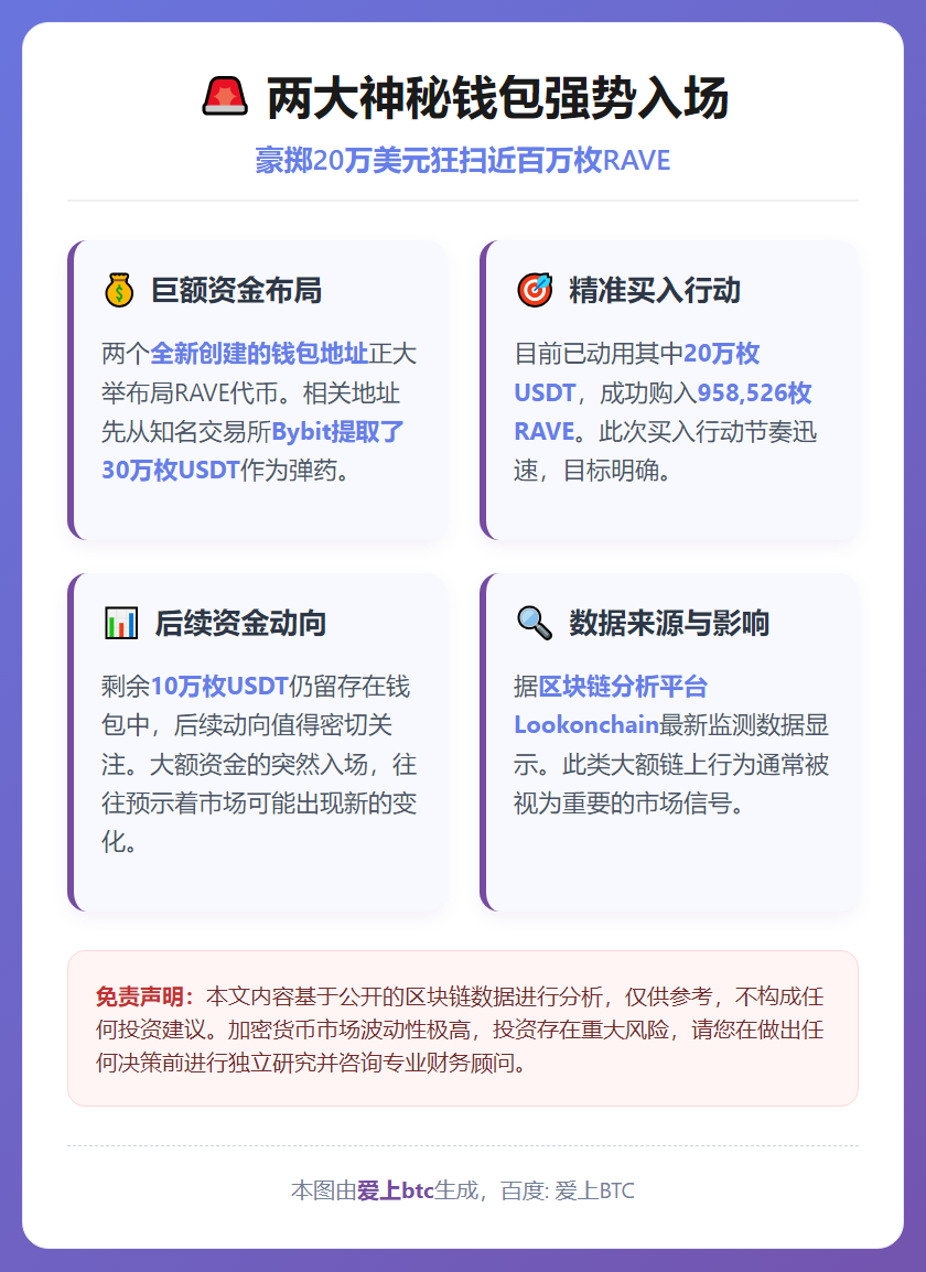 两新地址20万美元购入95.8万枚RAVE