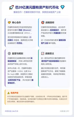 巴20亿美元国有资产拟代币化