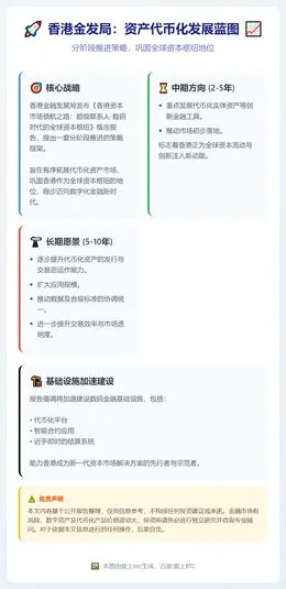 香港金发局：2-10年推进资产代币化