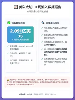 美以太坊ETF周流入超2亿