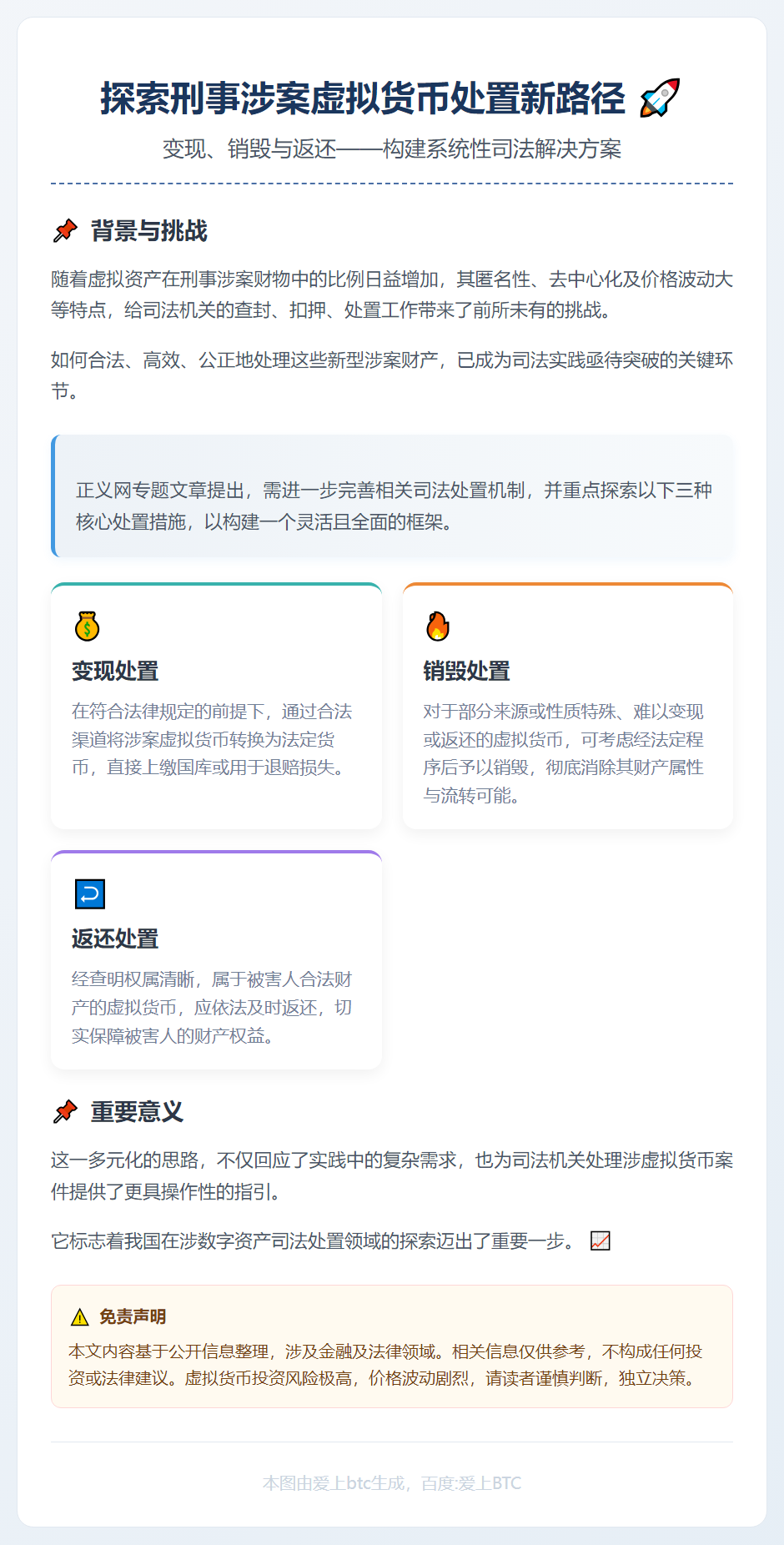 建立虚拟货币司法处置新路径