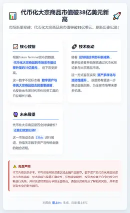 代币化大宗商品市值破38亿美元新高