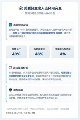 沃什反超哈塞特成美联储主席热门人选