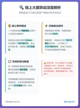 新钱包从Kraken提3301枚ETH购51373枚AAVE