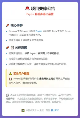 Pryzm 将逐步停止运营