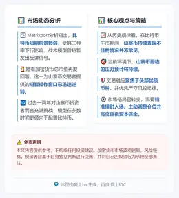 比特币短期转弱，山寨币压力持续