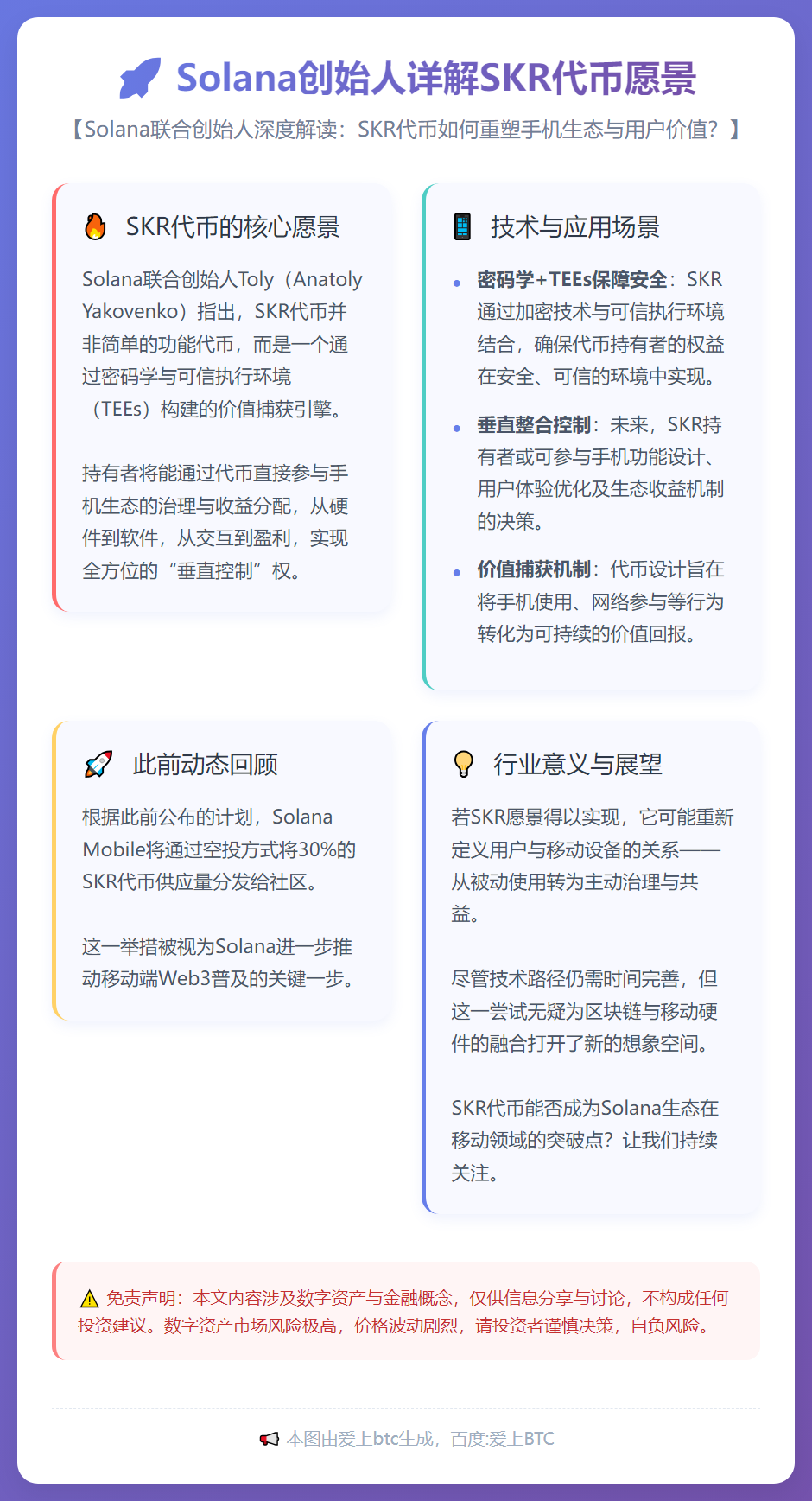 Solana创始人详解SKR代币愿景