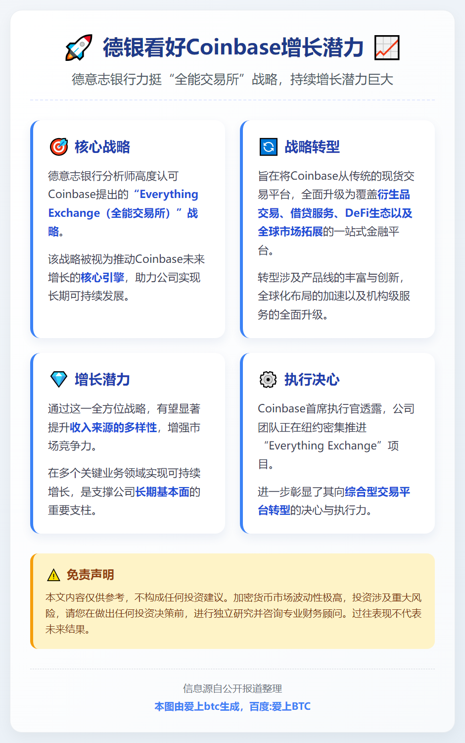 德银看好Coinbase增长潜力