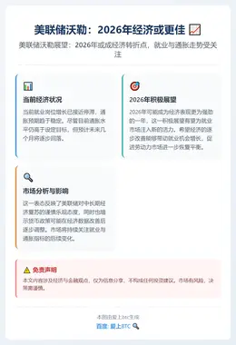 美联储沃勒：2026年经济或更佳