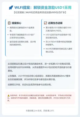 WLFI提案：解锁资金激励USD1采用