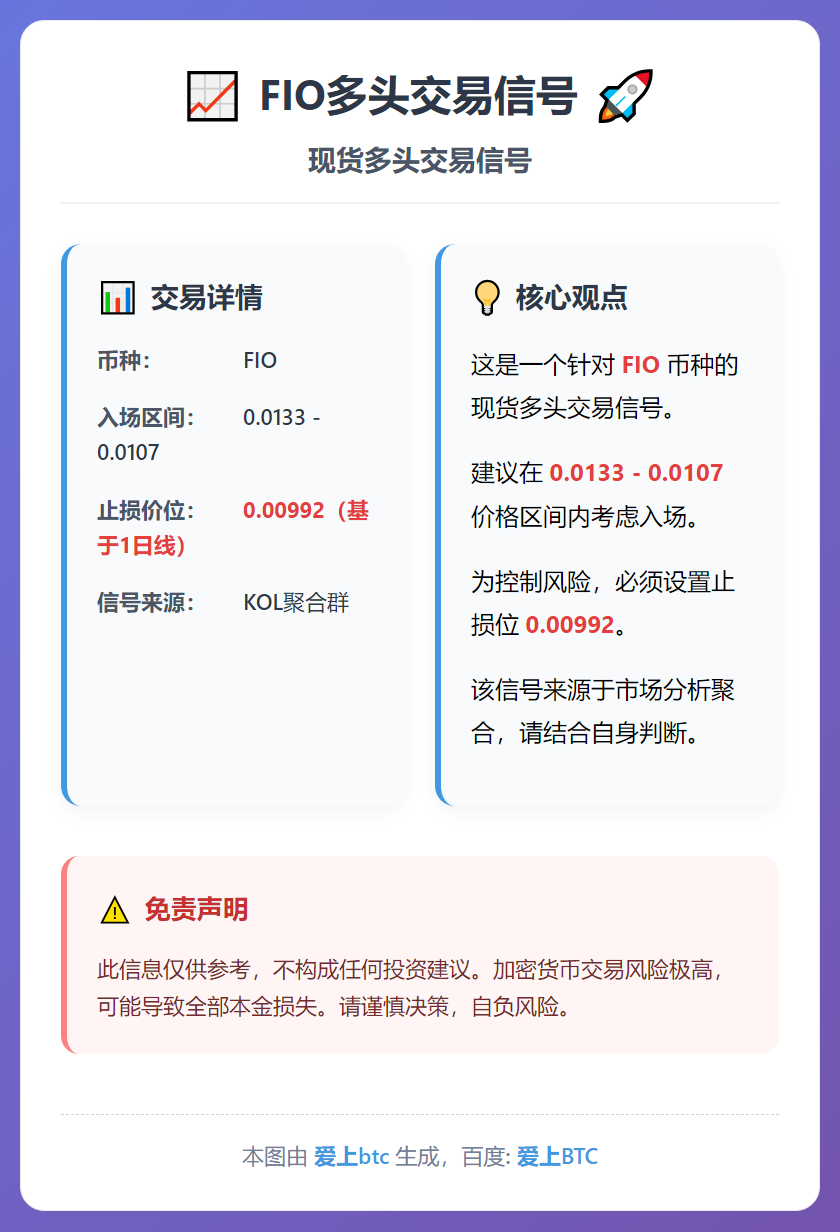 2025-12-18 08:20:16 FIO多头交易信号