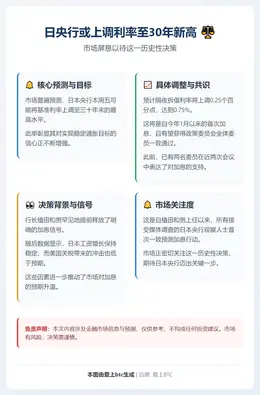 日央行或上调利率至30年新高