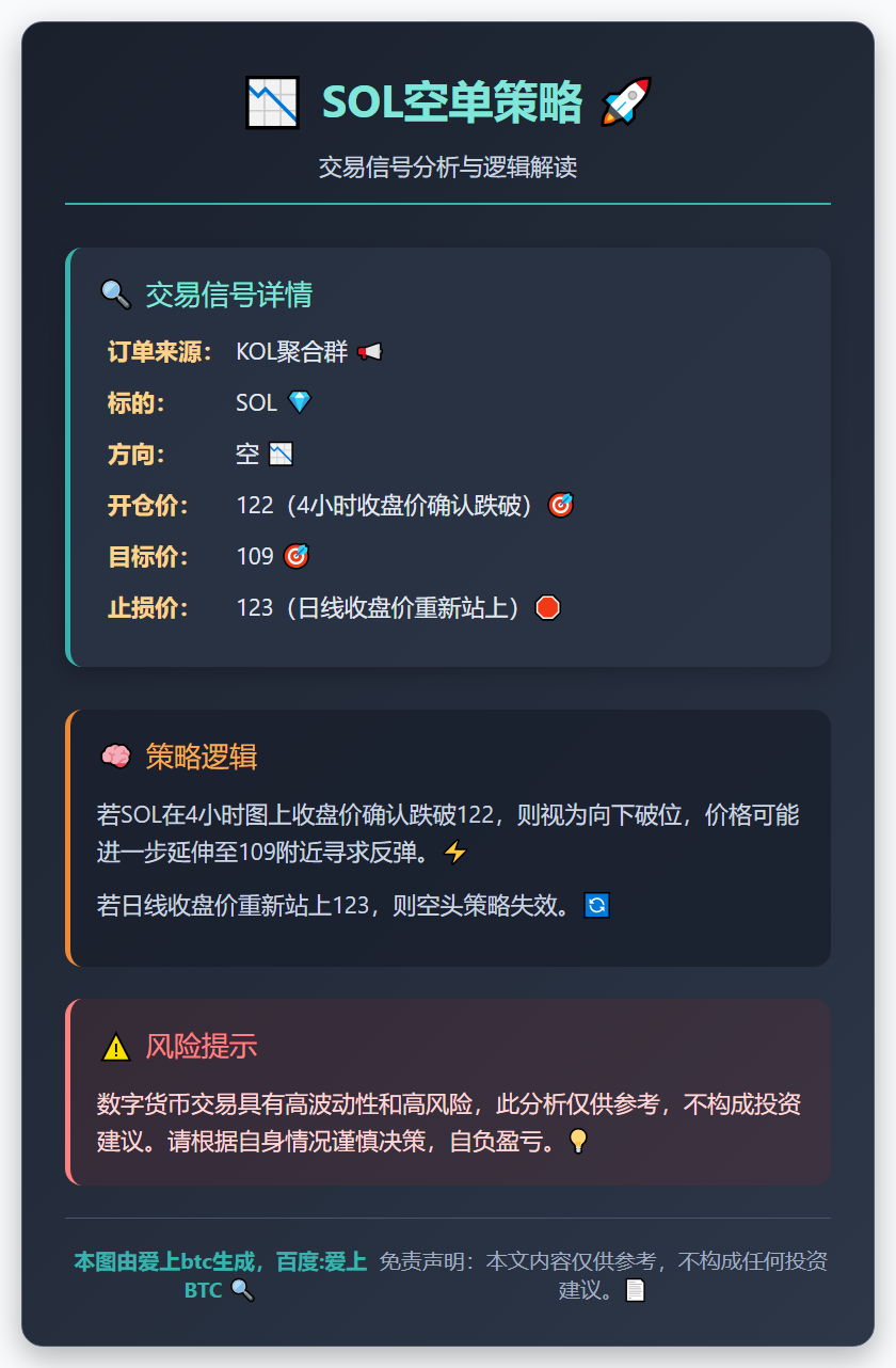 2025-12-18 14:26:02 SOL空单策略