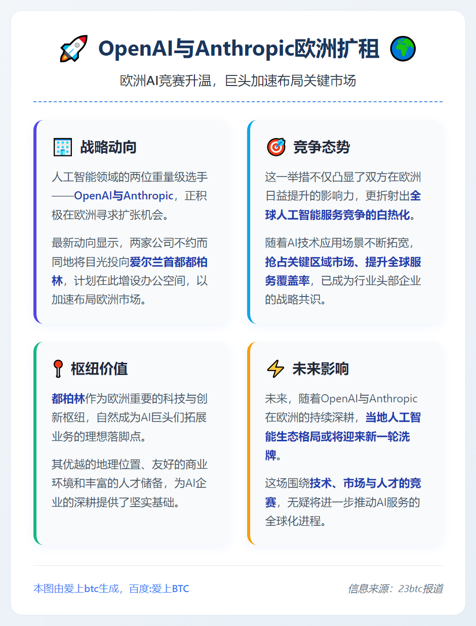 OpenAI与Anthropic欧洲扩租