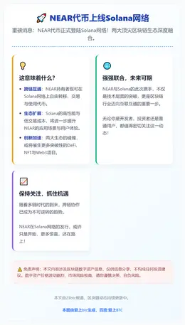NEAR代币上线Solana网络