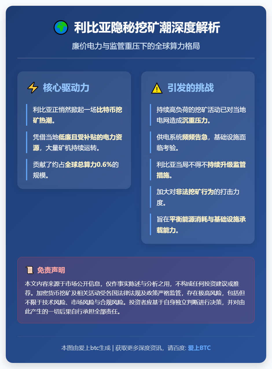 利比亚占全球算力0.6%