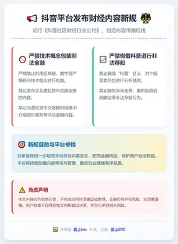 抖音：禁区块链等概念包装非法金融内容