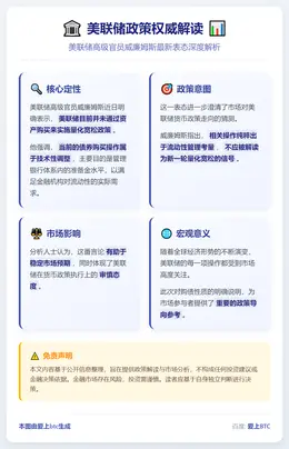 美联储威廉姆斯：当前购债非量化宽松