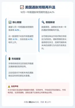 美国12月通胀预期超预期