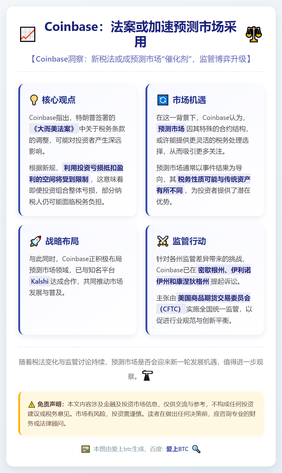 Coinbase：法案或加速预测市场采用