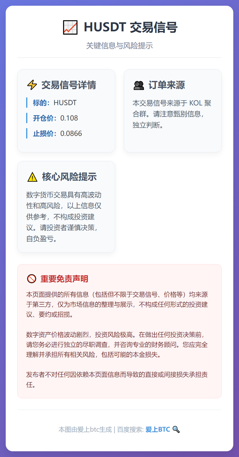 2025-12-20 06:38:44 HUSDT交易信号