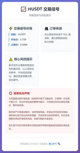 2025-12-20 06:38:44 HUSDT交易信号