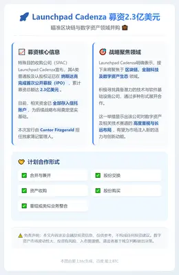 Launchpad Cadenza募资2.3亿美元，瞄准数字