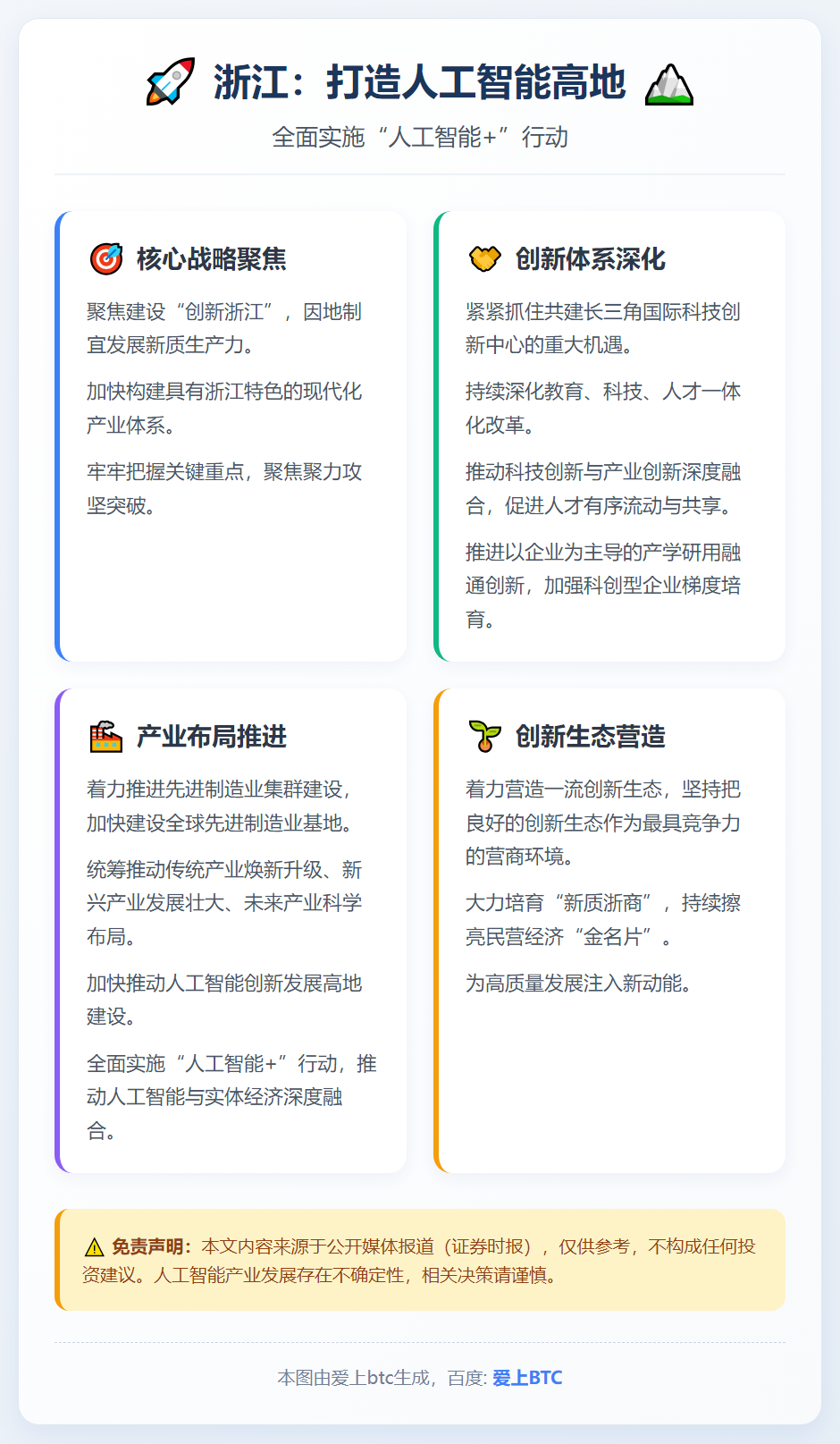 浙江：打造人工智能高地 实施“人工智能+”行动