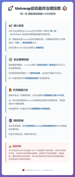 Uniswap启动最终治理投票
