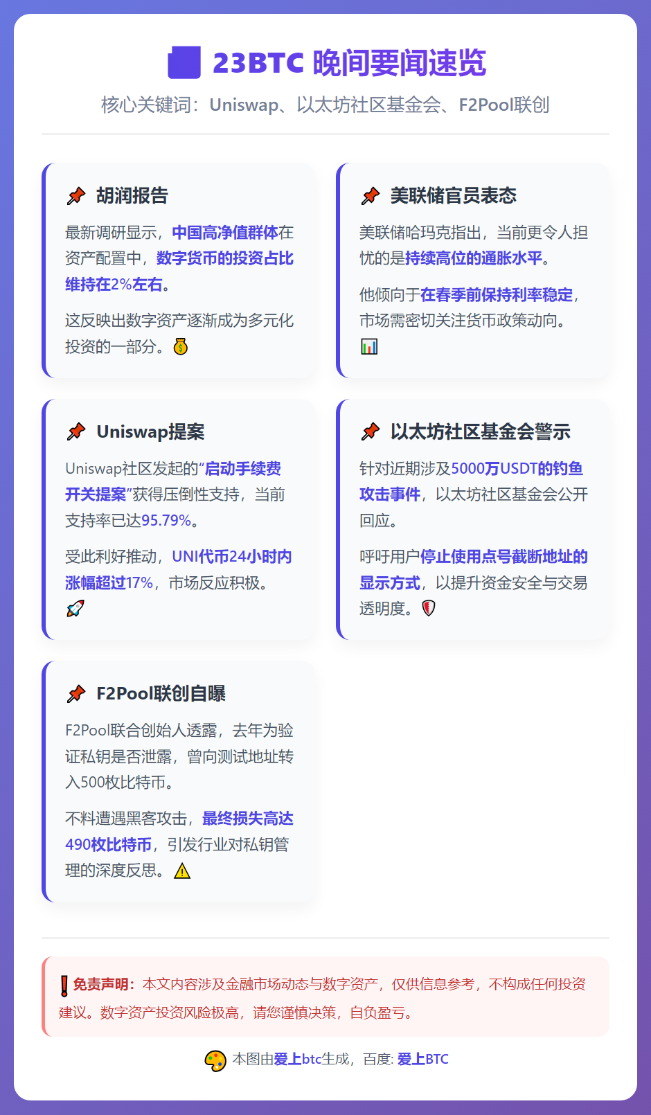 23btc晚报 | 12月21日晚间要闻速览