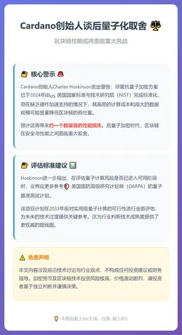 Cardano创始人谈后量子化取舍