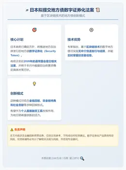 日本拟2026年提交地方债数字证券化法案