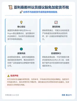 亚利桑那州议员提议豁免加密货币税