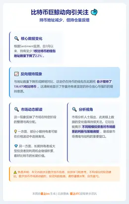比特币持有钱包数量3月起减少2.2%
