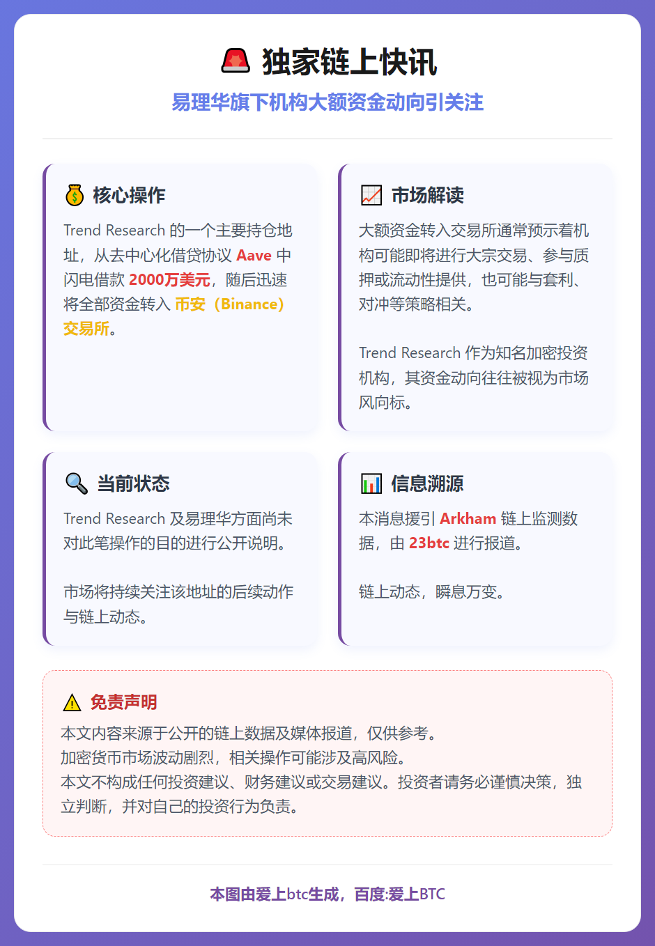 易理华借款2000万美金转存币安