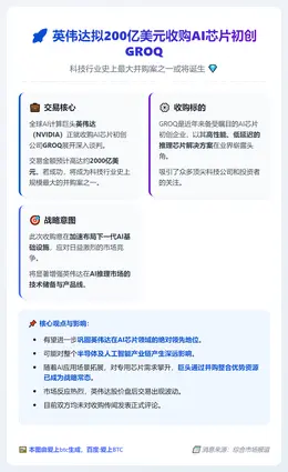 英伟达拟200亿美元收购AI芯片初创GROQ