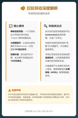 巨鲸从币安提取181枚比特币