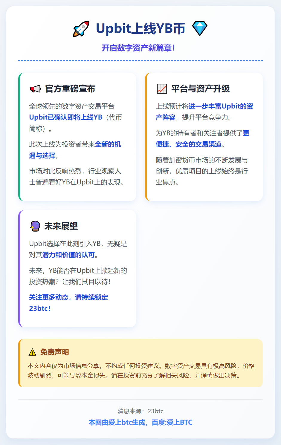 Upbit上线YB币