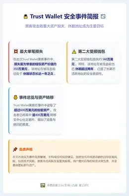 Trust Wallet黑客损失350万美元