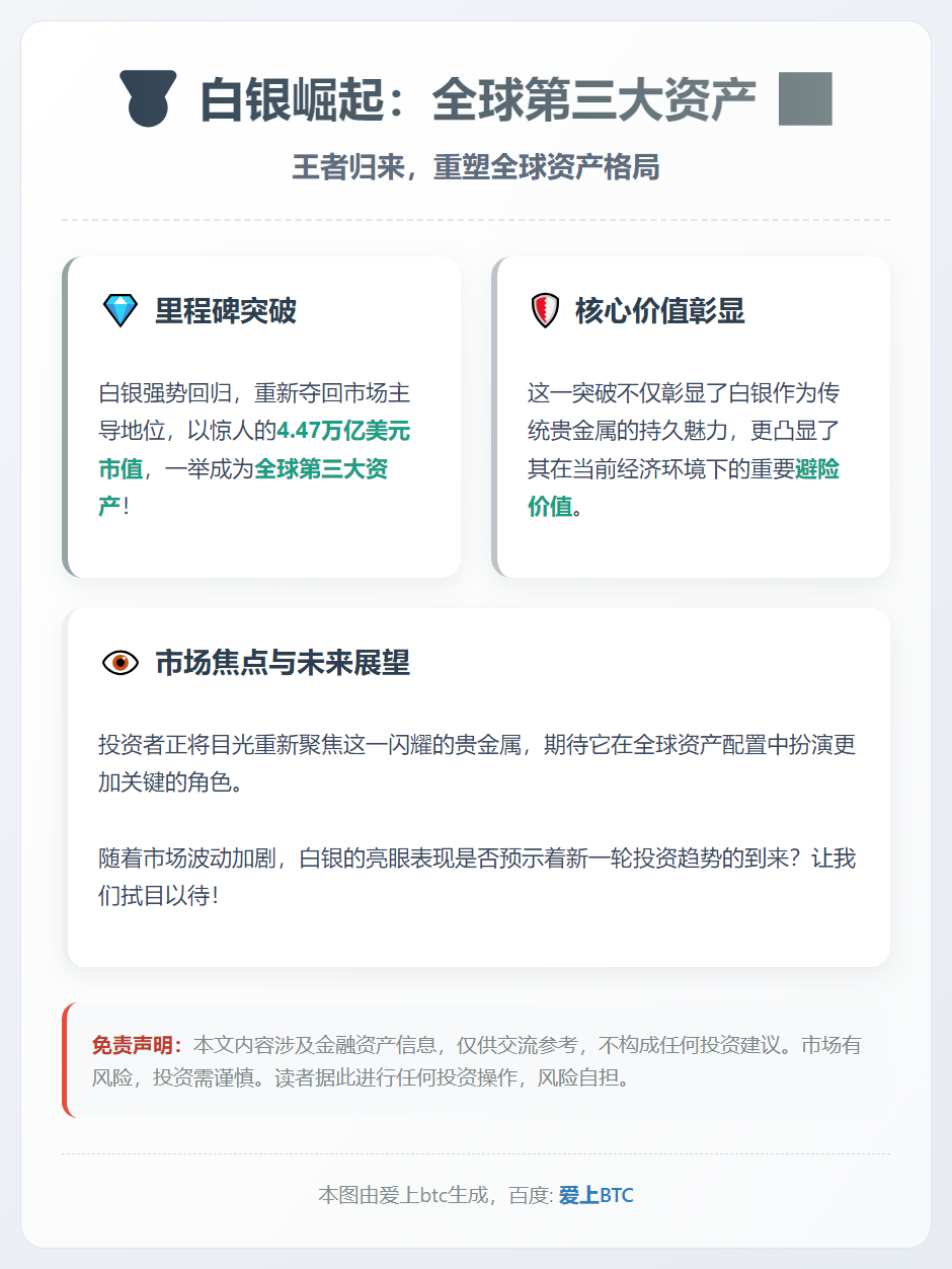 白银崛起：全球第三大资产